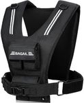 BAGAIL Weighted Vest for Strength Training, Removable Iron Weights, Adjustable Bust Size, Heavy Duty Fitness Vest for Man Woman, Ideal for Gym Workouts, Yoga Training and Aerobic Exercises