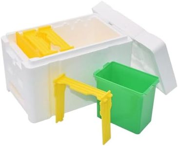 Bee Hive Box, Foam Honey Hive, 9.45x5.91x6.5 Inches Beekeeping Starter Kit, Insulated Pollinator Shelter, Easy Mating Breeding for Winter Harvest Backyard Patio Live Bees