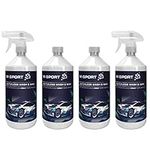 M Sport Waterless Wash and Wax 4 x 1L + 2 x Trigger Sprays - Cleans and Protects Without Water