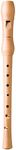 Hohner Descant Recorder in Natural Pearwood