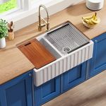 Davivy 33 Inch White Farmhouse Sink