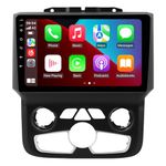 8 Core 4+64GB 1280x720 Car Radio Stereo for Dodge Ram 1500 2500 3500 2013-2018 Automatic AC Upgrade Dash Kit Android 12 9" Touch Screen with Wirelss Car-Play/Android Auto,DSP/AM/FM/GPS Navi/5G WiFi