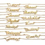 HUAN XUN Customized Personalized Name Necklace Hannah Best Friends Jewelrys for Her