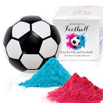 Team Planet Gender Reveal Exploding Football with Powder Large 14cm - Exciting Gender Reveal Ideas for Baby Gender Reveal Parties, Includes Gender Reveal Football for Fun Celebrations