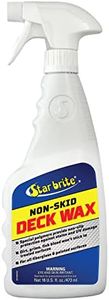 STAR BRITE Non-Skid Deck Wax Spray - Essential Boat Deck Wax for Non-Slip, Stain, & UV Damage Protection - Ideal Marine Deck Wax Solution - 16 OZ (097316)