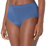 Wacoal Women's B Smooth Briefs Panty, Blue Yonder, 4XL