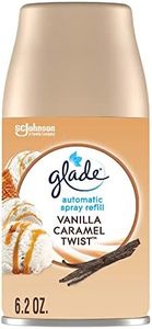 Glade Automatic Spray Refill, Air Freshener for Home and Bathroom, Vanilla Caramel Twist, 6.2 Oz