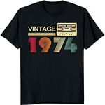 Vintage 1973 T Shirts for Men 50th 