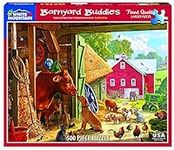 White Mountain Puzzles Barnyard Bud