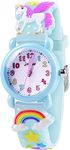 VAPCUFF Kids Toys Age 3 4 5 6 7 8, Girls Watches Ages 3-7 Birthday Gifts for 3 4 5 6 7 8 Year Old Girls Toddler Toys for Girls Age 3 4 5 6 7 - Blue