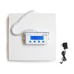 BRMDT Digital Scales for Body Weight Heavy Duty for Hospital & Physician Use, Large Digital Display and Base with The Ability to Weigh Up to 660lbs/300kg (White, DT-550)