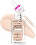 wet n wild Bare Focus Skin Tint, 5% Niacinamide Enriched,Buildable Sheer Lightweight Coverage,Natural Radiant Finish,Hyaluronic & Vitamin Hydration Boost,Cruelty-Free & Vegan-Fair Light Beige