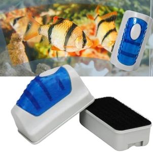 Premier Plants Fish Tank Floating Magnetic Cleaner Aquarium Glass Algae Scrubber Cleaner Brush Tool (RS-12)