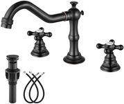 Bathroom Sink Widespread Faucet Oil
