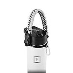 IRON °FLASK Paracord Handle - Fits Wide Mouth Water Bottles - Durable Carrier, Secure Accessories, Survival Strap Cord, Safety Ring, and Carabiner - Seven Core Paracord Bracelet