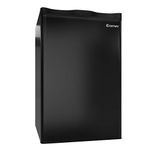 Costway Compact Refrigerator 3.2 cu ft. Unit Small Freezer Cooler Fridge (Black Single Door)