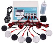 Physiogears Electro Therapy Tens 4 Channel LCD Model,white