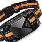 DOGRANGE Dog Bark Collar with Vibration, Beep & Optional Static - Vibrating Rechargeable Shock Collar for Dogs - Humane Anti Barking Collar Training Device - Small Medium Large Dogs from 11 to 140 lbs