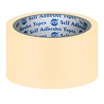 VCR Masking Tape - 20 Meters in Length 48mm / 2" Width - 1 Roll Per Pack - Easy Tear Tape, Best for Carpenter, Labelling, Painting and leaves no residue after a peel.