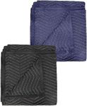 2 Pack Moving Blankets, 40x 72 inch