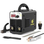 HZXVOGEN Stick Welder 110v 220v 2 in 1 Lift TIG/Arc Welder 200A IGBT Welding Machine Portable Hot Start Arc Force Anti-Stick Mini MMA Welders Digital LCD Display