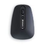 Verbatim Rechargeable Multi-Device Bluetooth 5.0 USB 2.4Ghz Wireless Optical Mouse with Adjustable DPI – Black 70755