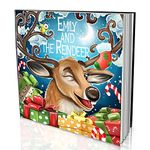 Personalised Story Book by Dinkleboo - "Santa’s Reindeer" - for Kids Aged 0 to 8 Years Old - A Story About Your Child Wanting A Real Life Reindeer. Soft Cover