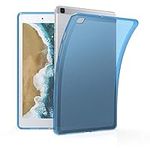 kwmobile Case Compatible with Samsung Galaxy Tab A 8.0 (2019) Case - Soft TPU Back Protector Cover for Tablet - Blue/Transparent