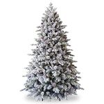 National Tree - 6.5 Foot Snowy Dorchester Artificial Christmas Tree V6.5