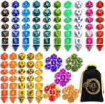 DND Dice Set, 140PCS Polyhedral Gam