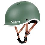 OnBros Bike Helmet Kids, Children Helmet Boys and Girls Adjustable Helmet with Removable Liners for Bicycle Skate Scooter 51-55cm