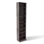 Atlantic Herrin Storage Cabinet - Holds 261CDs, 114DVDs, 132 Games PN74736264 in Textured Charcoal Gray