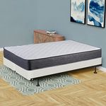 Continental Sleep Elegant Collection Innerspring Mattress with Box Spring with Frame Foundation, Twin