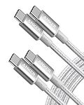 Anker USB C to USB C Cable (6FT, 2Pack), Type-C 100W Charger Cord Fast Charging for iPhone 17/16 Series,MacBook Pro 2020,Pixel and More(Silver)