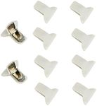 Plzoslly 10 Pack Padded Comforter Clips Duvet Clips, Blanket Fasteners for Preventing Comforters from Shifting Inside Duvet Cover