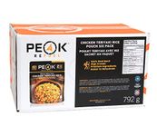 Chicken Teriyaki Rice 6 Pouch Pack | Peak Refuel Freeze Dried Backpacking and Camping Food | High Protein | Quick Prep