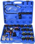 DHA 28pc Cooling System Radiator Pressure Tester Kit, Radiator Coolant Pressure Test Car Water Leak Tank Detector Tester, Universal Cooling System Vacuum Tester and Refiller Tool Kit