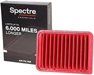 Spectre Essentials Engine Air Filter: Premium Car Air Filter, Lasts Up To 6,000 Miles Longer: Fits Select 2006-2019 TOYOTA/SCION (Corolla, Corolla Hyrbid, Yaris, Matrix, xD, iM), SPA-2360