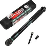 EPAuto 1/4-Inch Drive Click Torque Wrench (20-200 in.-lb. / 2.26~22.6 Nm), Black