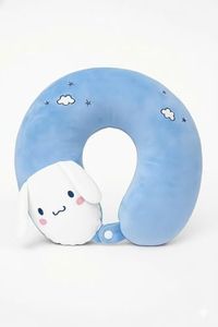 NEHEERA Unicorn Travel Neck Pillow, U-Shaped Support Cushion for Kids, (Purple) (Sky Blue)