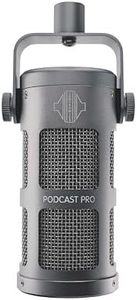 SONTRONICS PODCAST PRO Grey Dynamic Mic for Podcast, Broadcast, Streaming, Gaming & VC - USB & XLR Connections – USB Plug & Play - Lifetime Microphone Warranty - Designed and Built in the UK