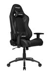 AKRacing Core Series SX Gaming Chair with High Backrest, Recliner, Swivel, Tilt, Rocker and Seat Height Adjustment Mechanisms with 5/10 warranty - Black