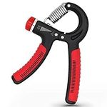 LETSQUEEZE Hand Grip Strengthener with 5-60kg Resistance – Non-Slip Adjustable Hand Gripper for Wrist, Finger & Forearm Exercise, Rehabilitation, Trainer for Athletes, Musicians & More