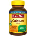 Nature Made Calcium 600mg with Vitamin D, 120 Tablets (Pack of 3)