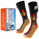 Electric Heated Socks Rechargeable Battery - Rechargeable 5V 5000mah Battery Heated Socks for Men and Women, Full Sole Heating Electric Socks for Cycling, Skiing, Skating, Hiking