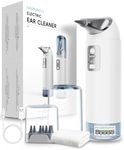 Caupureye Ear Wax Removal - Upgraded Electric Ear Cleaner, Ear Cleaning Kit With 4 Water Pressure Modes, Safe Ear Irrigation Flushing System w/ 8 Irrigation Tips, 55dB Low Noise, IP65 For Bathroom Use