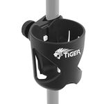 Tiger MSA79-BK Clamp on Drink Holder for Music Stand, Mic Stand and Drum Stand – Cup Holder for Vocalist, Drummers, Guitarists and Bassists