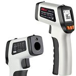 Laser Infrared Thermometer Gun, -58°F to 1022°F (-50°C to 550°C) Non-Contact Laser Temperature Gun with Adjustable Emissivity&LCD Display for Cooking/BBQ/Oven Pizza/Sencha/Fridge/Car