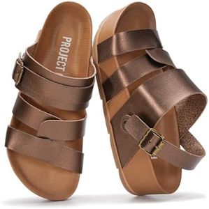 Project Cloud Platform Sandals Women – Strappy Wedges with Comfortable Plush & Soft Insole – Lightweight & Non Slip Platform Sandals for Women 2026 (Proud, BRNQUARTZ,11M)