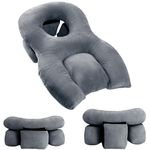 Face Down Pillow for Sleeping- Height Adjustable Face Down Pillow After Eye Surgery, Face Down Pillow for Massage, Prone Pillow, Retinal Vitrectomy Recovery Equipment, Home Massage Pillow